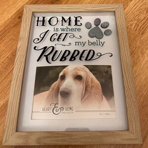 Wooden Picture Frame For Dog Lovers